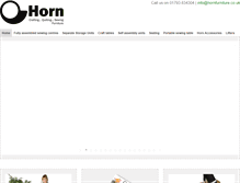 Tablet Screenshot of hornfurniture.co.uk
